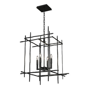 Hubbardton Forge - 101316-SKT-89 - Four Light Chandelier - Tura - Ink