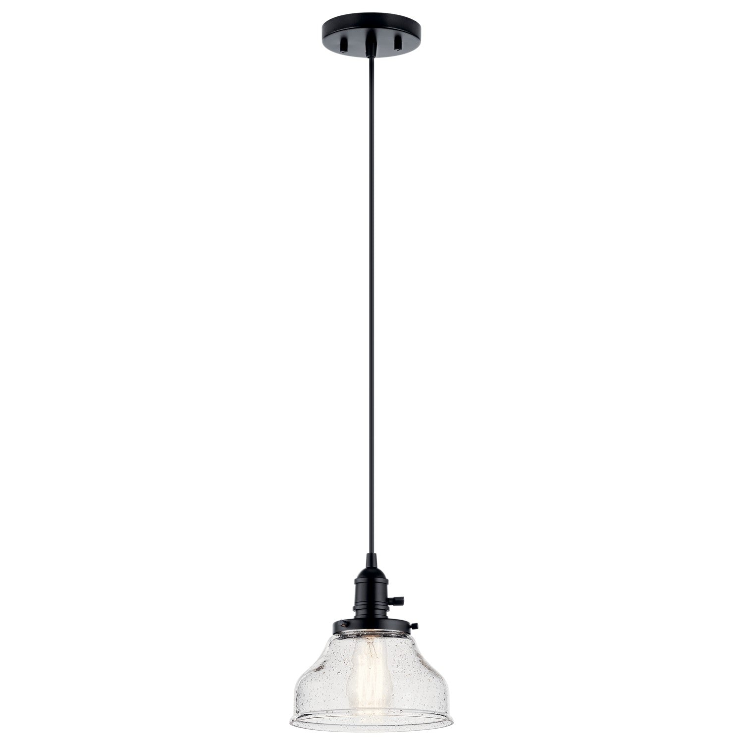 Kichler - 43850BK - One Light Mini Pendant - Avery - Black