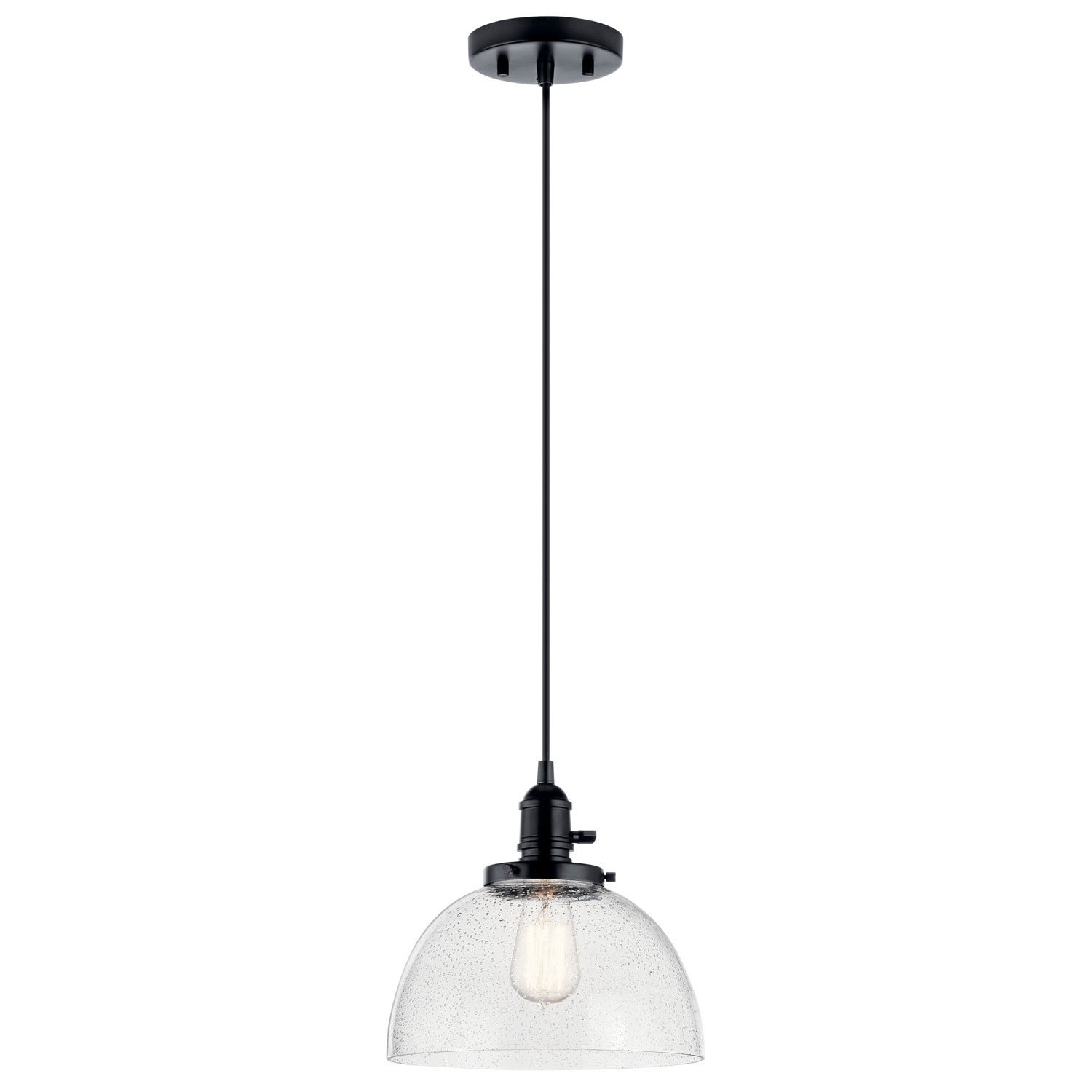 Kichler - 43853BK - One Light Mini Pendant - Avery - Black