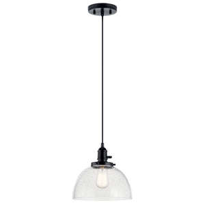 Kichler - 43853BK - One Light Mini Pendant - Avery - Black