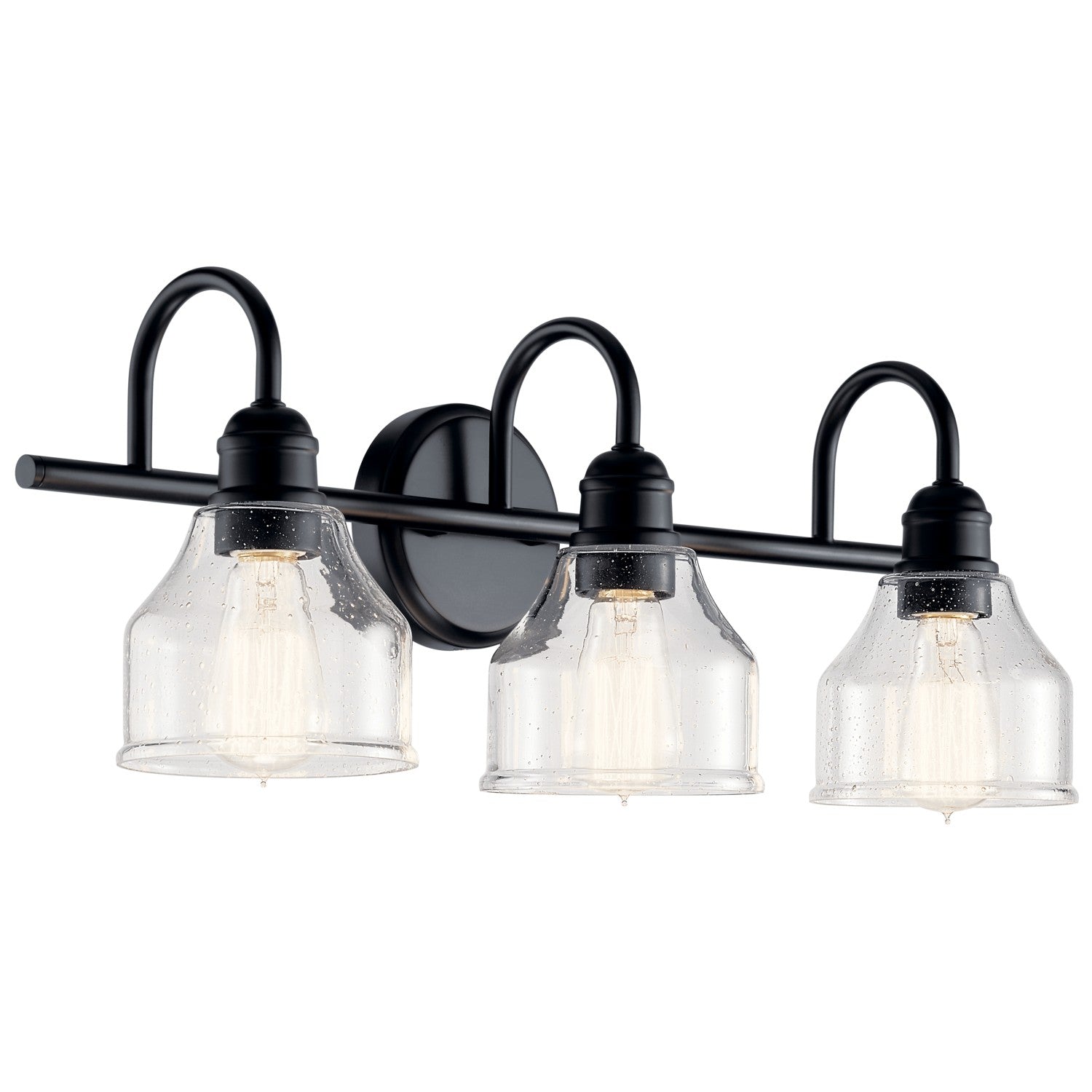 Kichler - 45973BK - Three Light Bath - Avery - Black