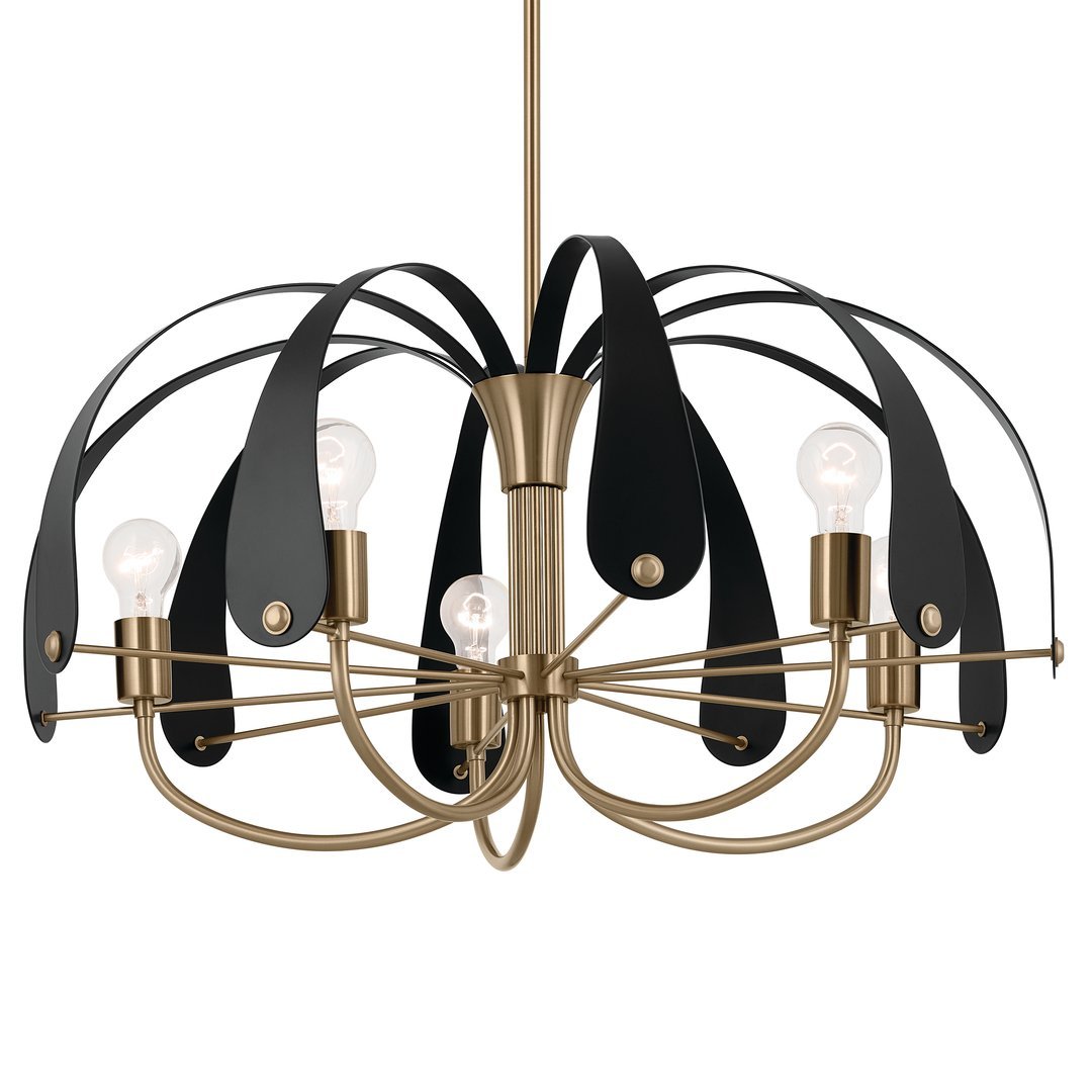 Kichler - 52572CPZ - Five Light Chandelier - Petal - Champagne Bronze