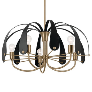 Kichler - 52572CPZ - Five Light Chandelier - Petal - Champagne Bronze