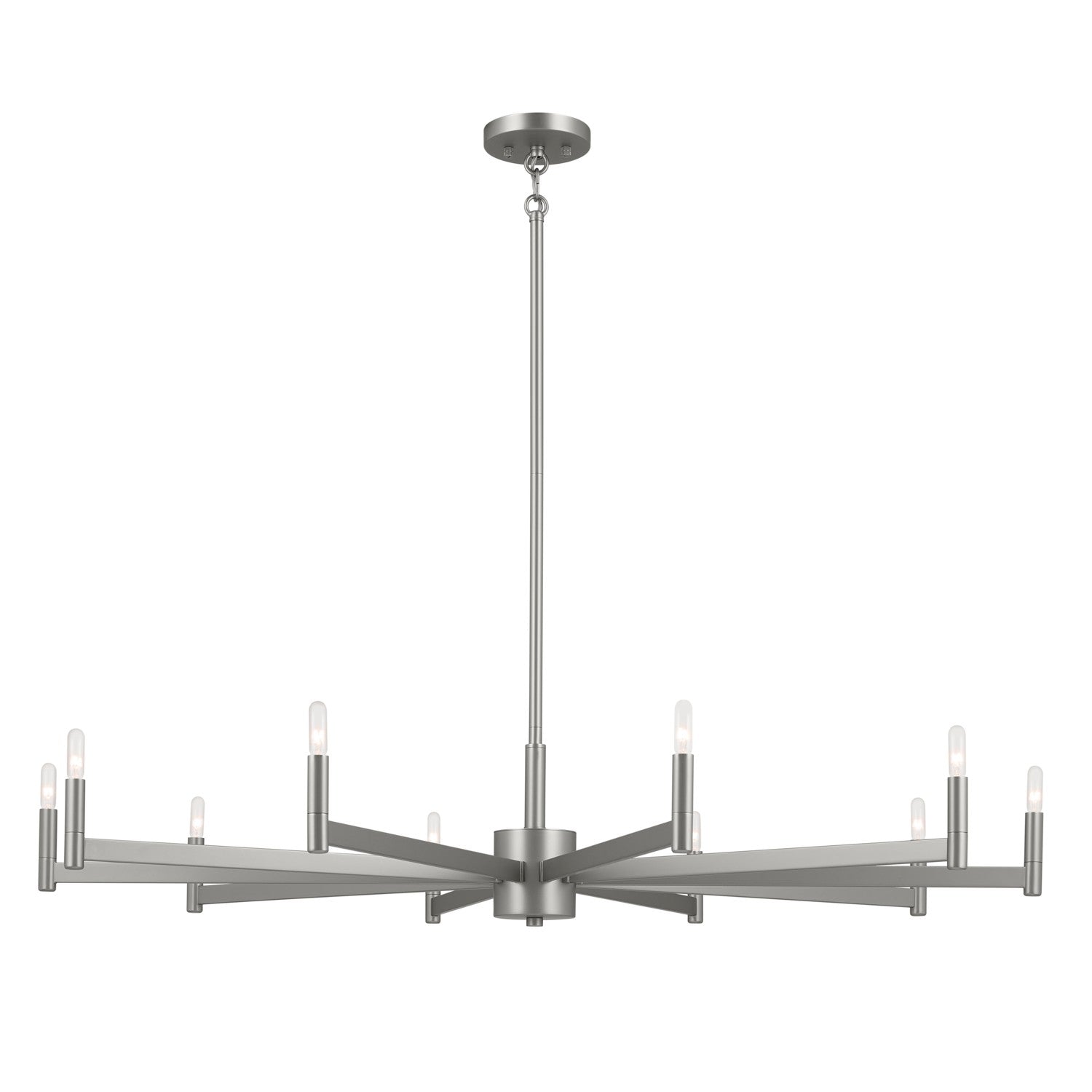 Kichler - 52613SN - Ten Light Chandelier - Erzo - Satin Nickel