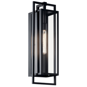 Kichler - 59089BK - One Light Outdoor Wall Mount - Goson - Black