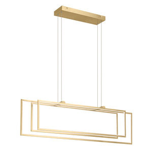 Kichler - 84331CG - LED Linear Chandelier - Jestin - Champagne Gold