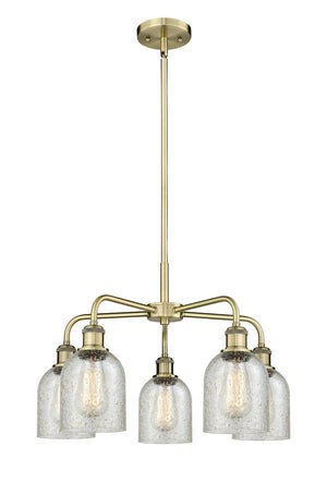 Innovations - 516-5CR-AB-G259 - Five Light Chandelier - Ballston - Antique Brass