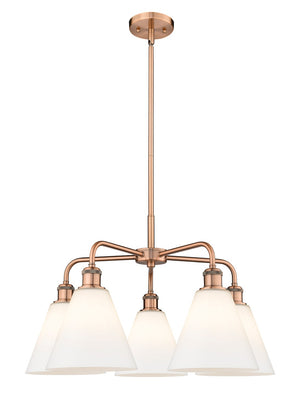 Innovations - 516-5CR-AC-GBC-81 - Five Light Chandelier - Ballston - Antique Copper