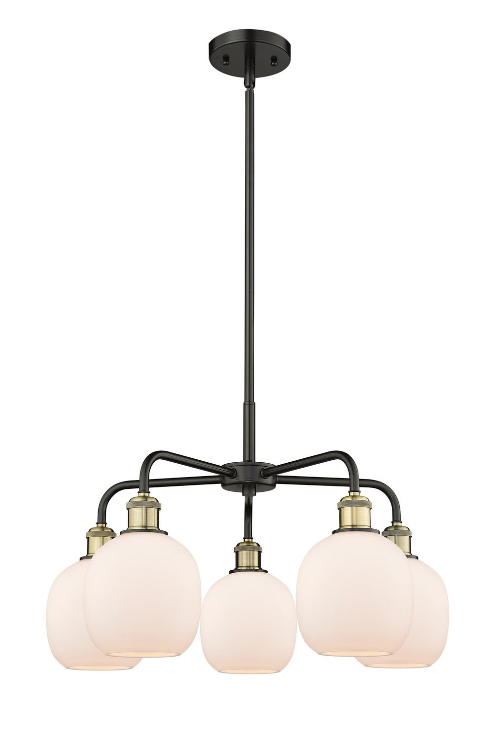 Innovations - 516-5CR-BAB-G101 - Five Light Chandelier - Downtown Urban - Black Antique Brass