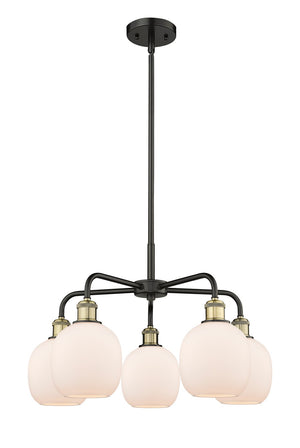 Innovations - 516-5CR-BAB-G101 - Five Light Chandelier - Downtown Urban - Black Antique Brass