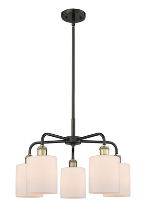 Innovations - 516-5CR-BAB-G111 - Five Light Chandelier - Downtown Urban - Black Antique Brass