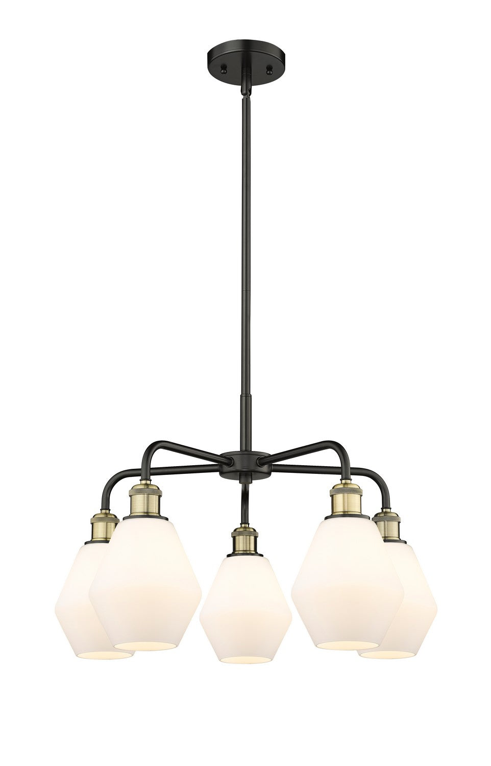 Innovations - 516-5CR-BAB-G651-6 - Five Light Chandelier - Downtown Urban - Black Antique Brass