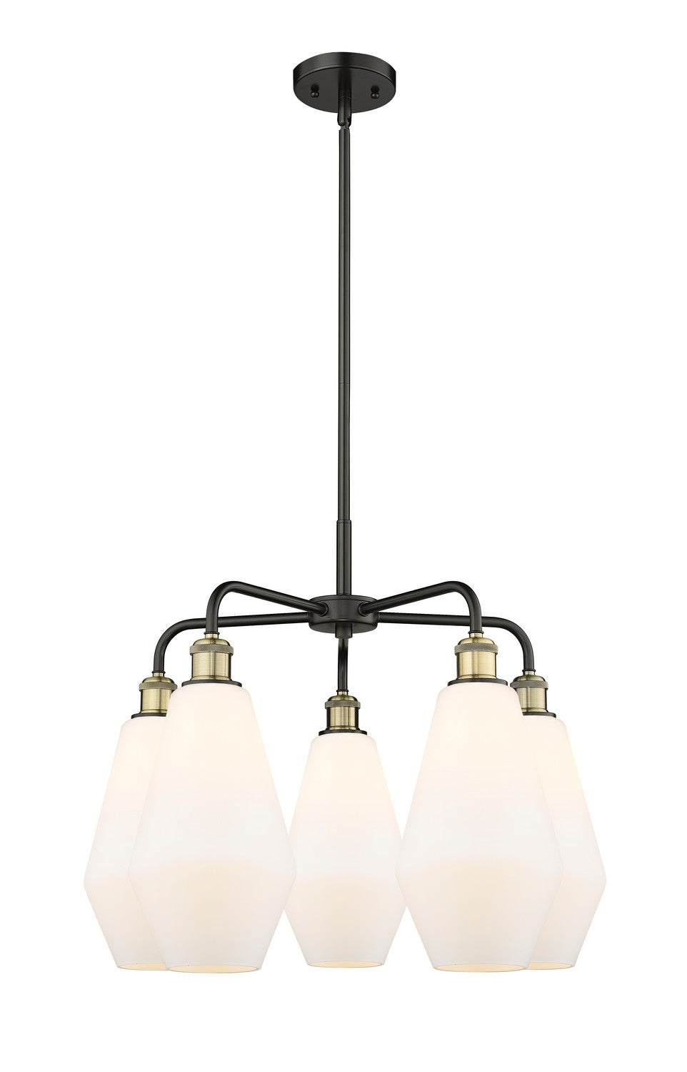 Innovations - 516-5CR-BAB-G651-7 - Five Light Chandelier - Downtown Urban - Black Antique Brass