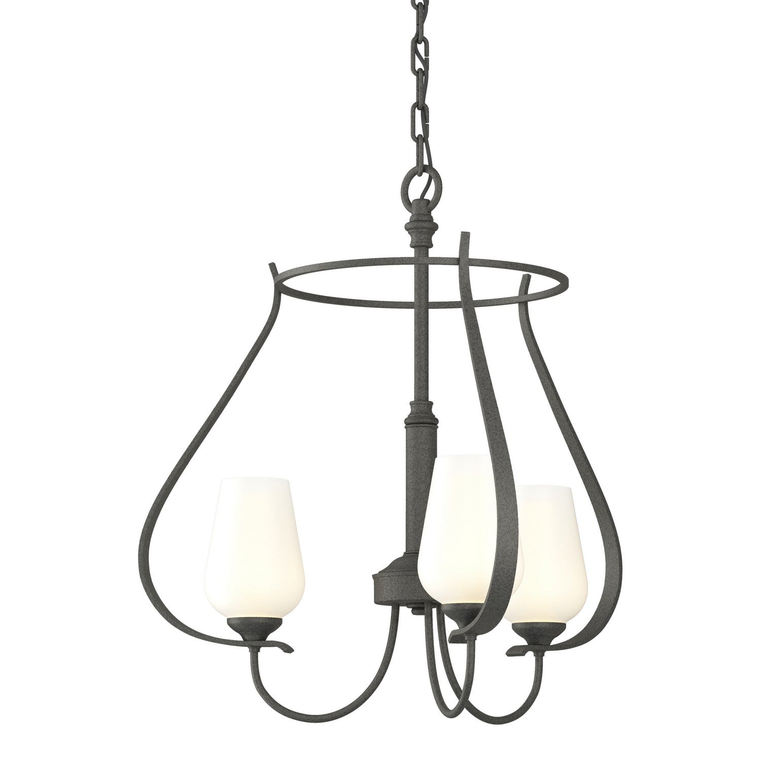 Hubbardton Forge - 103047-SKT-20-GG0303 - Flora 3 Arm Chandelier - Flora - Natural Iron