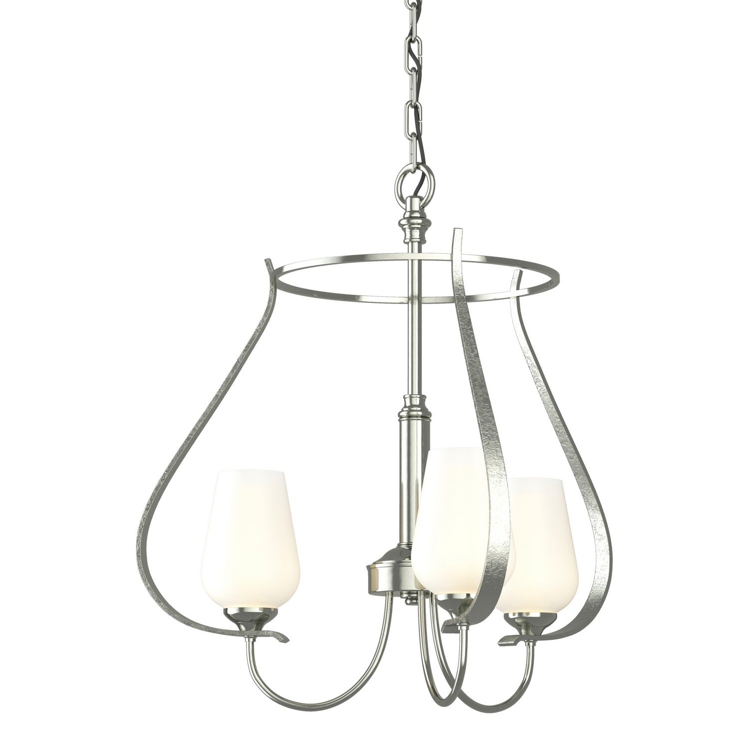 Hubbardton Forge - 103047-SKT-85-GG0303 - Flora 3 Arm Chandelier - Flora - Sterling