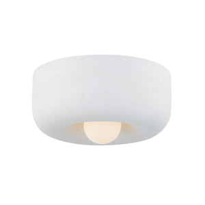 Mitzi - H799501-AGB/CTW - One Light Flush Mount - Doris - Aged Brass/Textured White