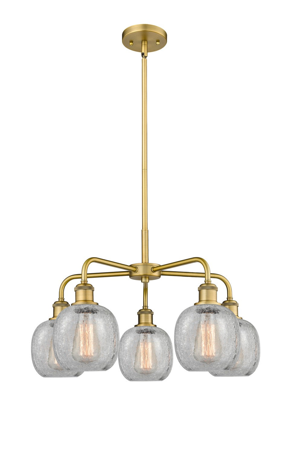 Innovations - 516-5CR-BB-G105 - Five Light Chandelier - Ballston - Brushed Brass