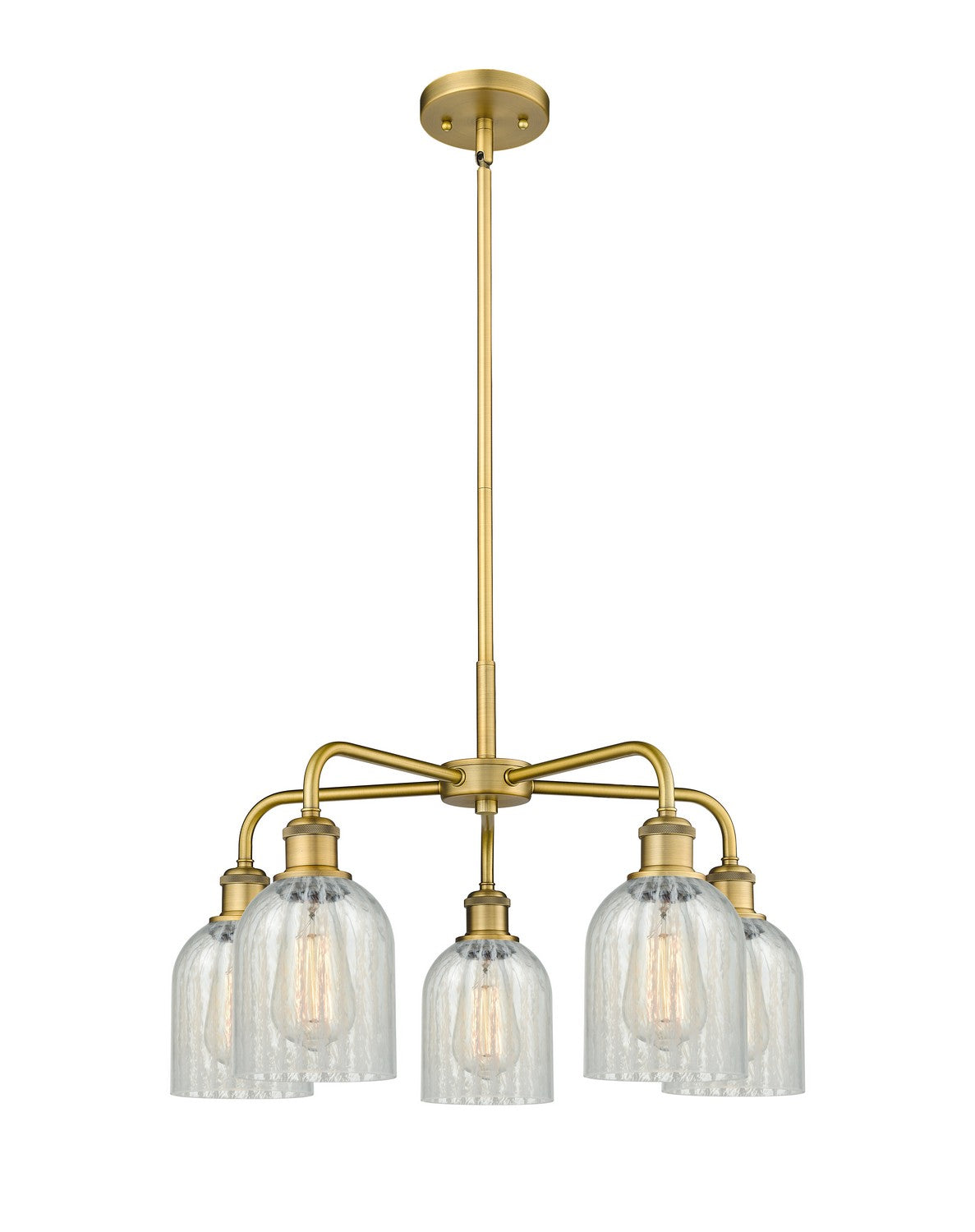 Innovations - 516-5CR-BB-G2511 - Five Light Chandelier - Ballston - Brushed Brass