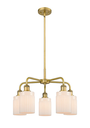 Innovations - 516-5CR-BB-G341 - Five Light Chandelier - Ballston - Brushed Brass