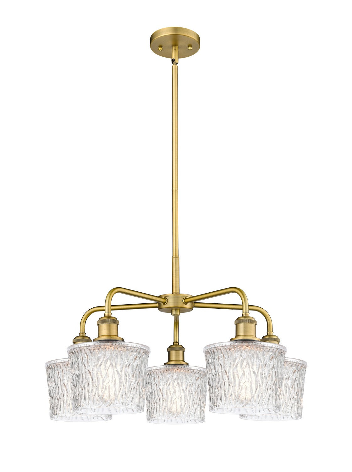 Innovations - 516-5CR-BB-G402 - Five Light Chandelier - Ballston - Brushed Brass