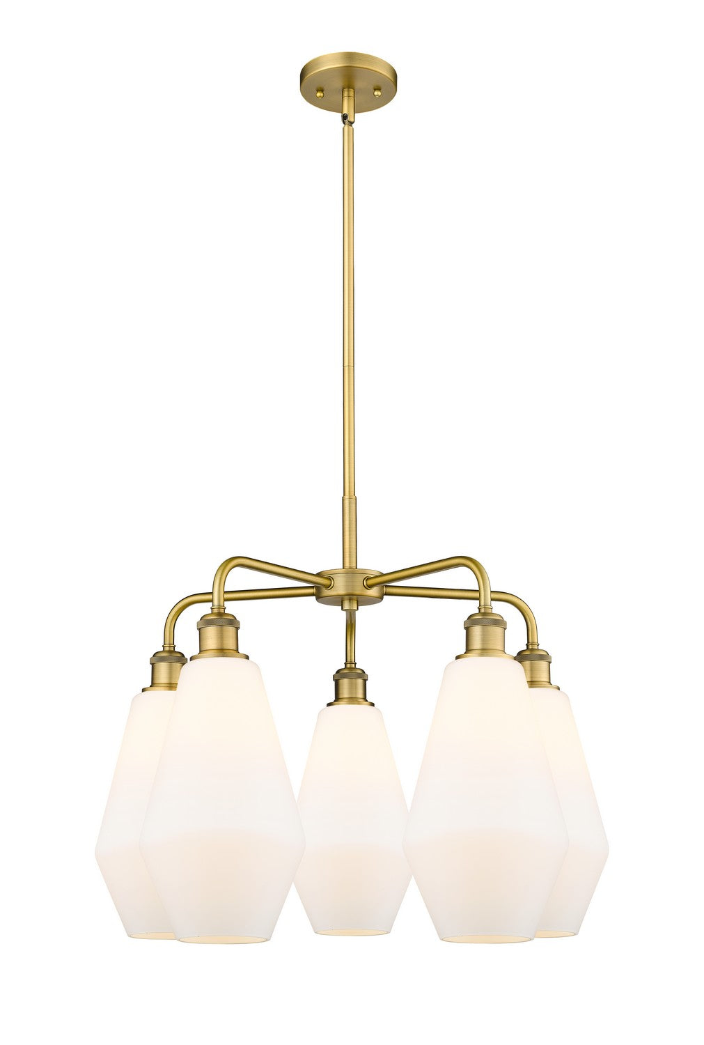 Innovations - 516-5CR-BB-G651-7 - Five Light Chandelier - Ballston - Brushed Brass