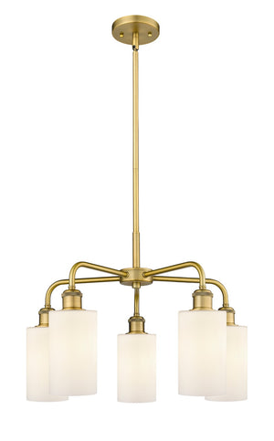 Innovations - 516-5CR-BB-G801 - Five Light Chandelier - Ballston - Brushed Brass