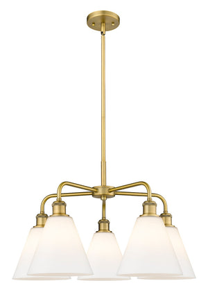 Innovations - 516-5CR-BB-GBC-81 - Five Light Chandelier - Ballston - Brushed Brass