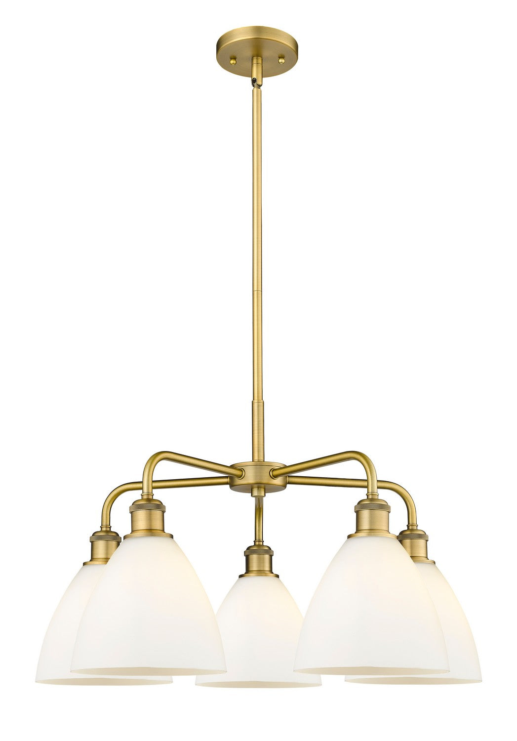 Innovations - 516-5CR-BB-GBD-751 - Five Light Chandelier - Ballston - Brushed Brass