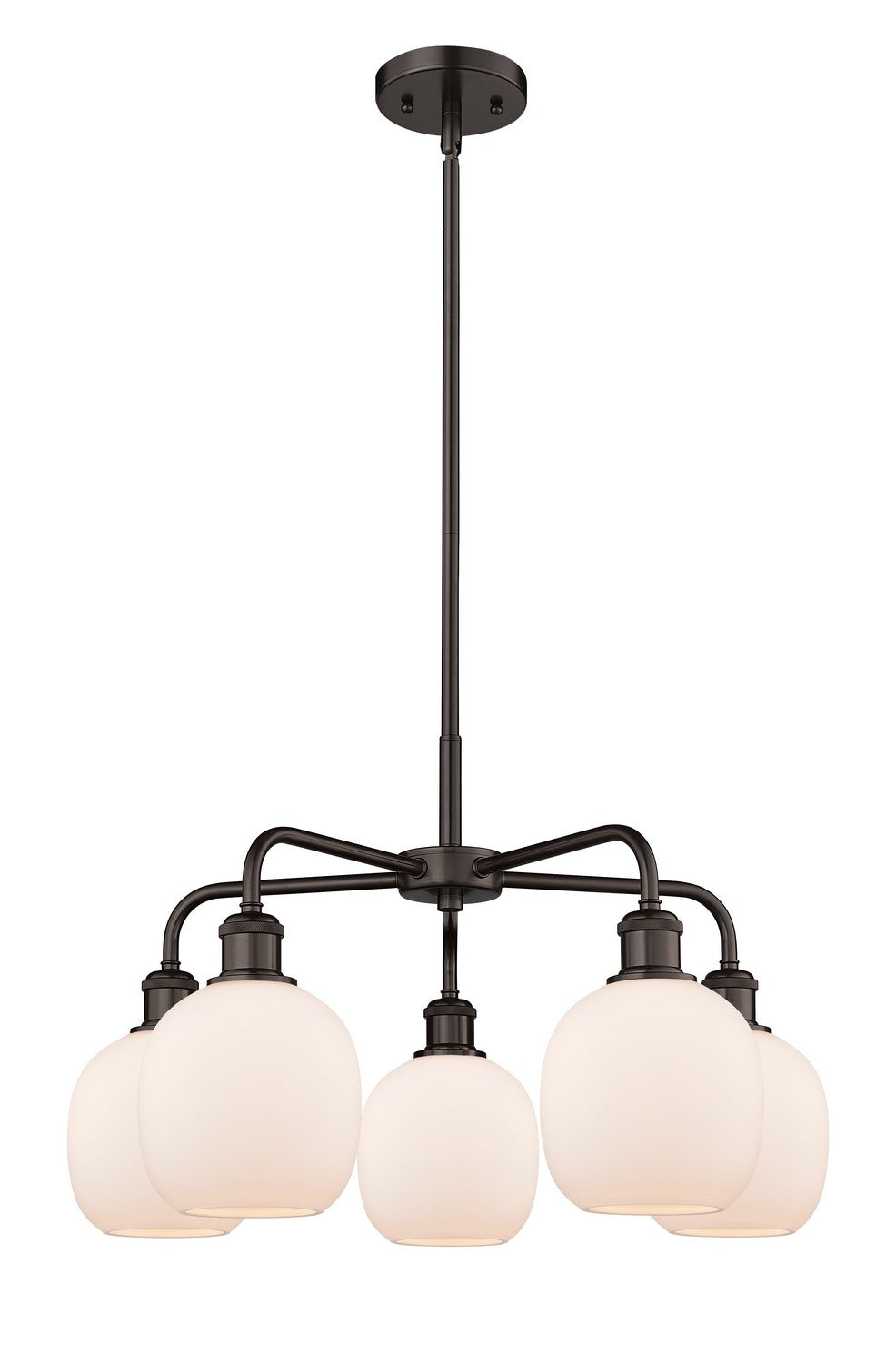 Innovations - 516-5CR-OB-G101 - Five Light Chandelier - Ballston - Oil Rubbed Bronze