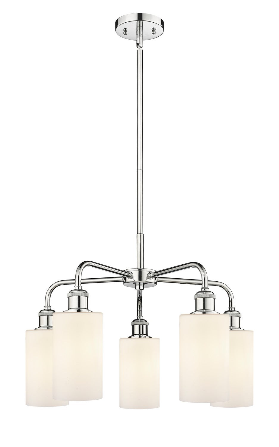 Innovations - 516-5CR-PC-G801 - Five Light Chandelier - Ballston - Polished Chrome