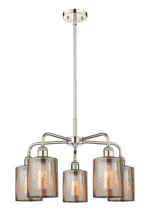 Innovations - 516-5CR-PN-G116 - Five Light Chandelier - Ballston - Polished Nickel