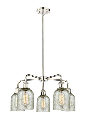 Innovations - 516-5CR-PN-G259 - Five Light Chandelier - Ballston - Polished Nickel