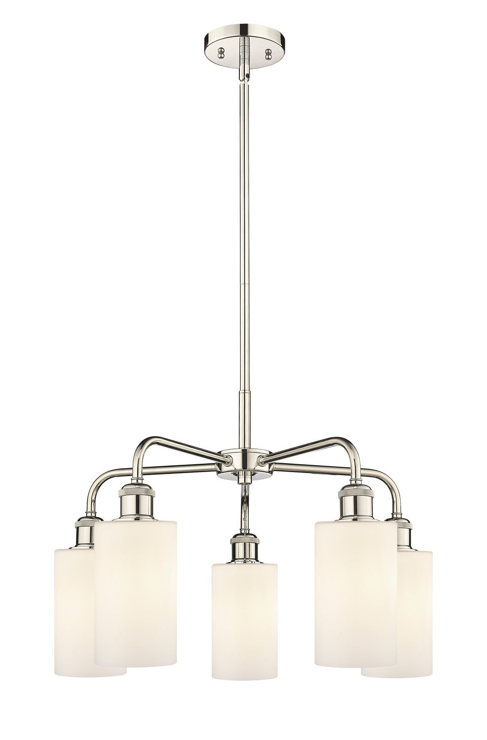 Innovations - 516-5CR-PN-G801 - Five Light Chandelier - Ballston - Polished Nickel