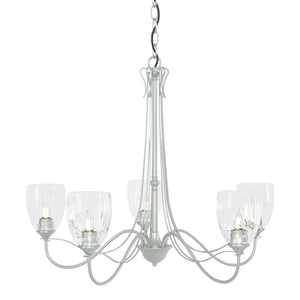 Hubbardton Forge - 103063-SKT-82-LL0083 - Five Light Chandelier - Trellis - Vintage Platinum