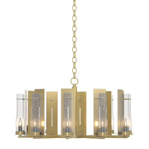 Hubbardton Forge - 103290-SKT-86-II0184 - Ten Light Chandelier - New Town - Modern Brass