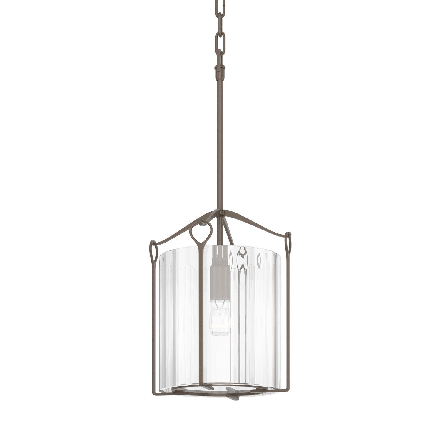Hubbardton Forge - 104060-SKT-05-ZM0137 - Bow Tall Mini Pendant - Bow - Bronze