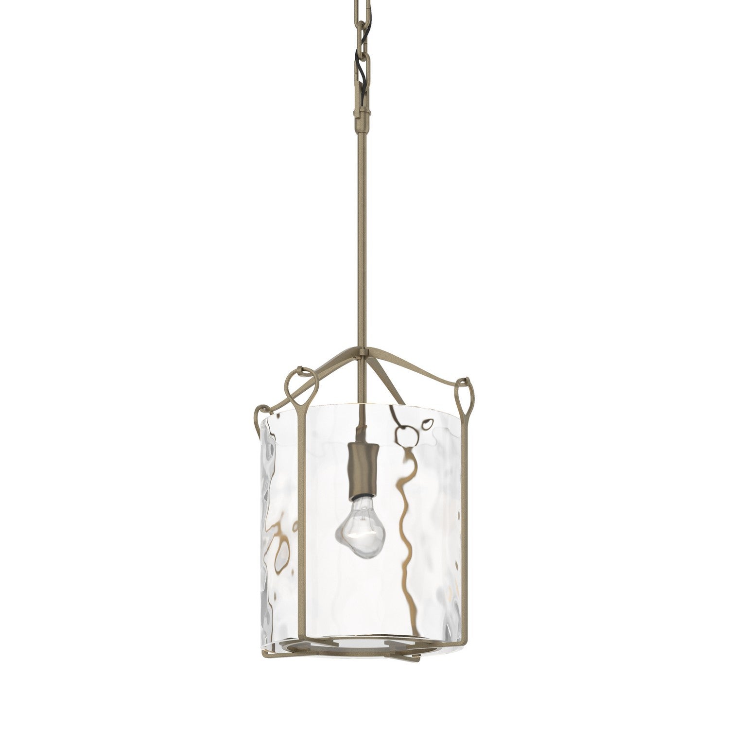 Hubbardton Forge - 104060-SKT-84-LL0137 - One Light Mini Pendant - Bow - Soft Gold
