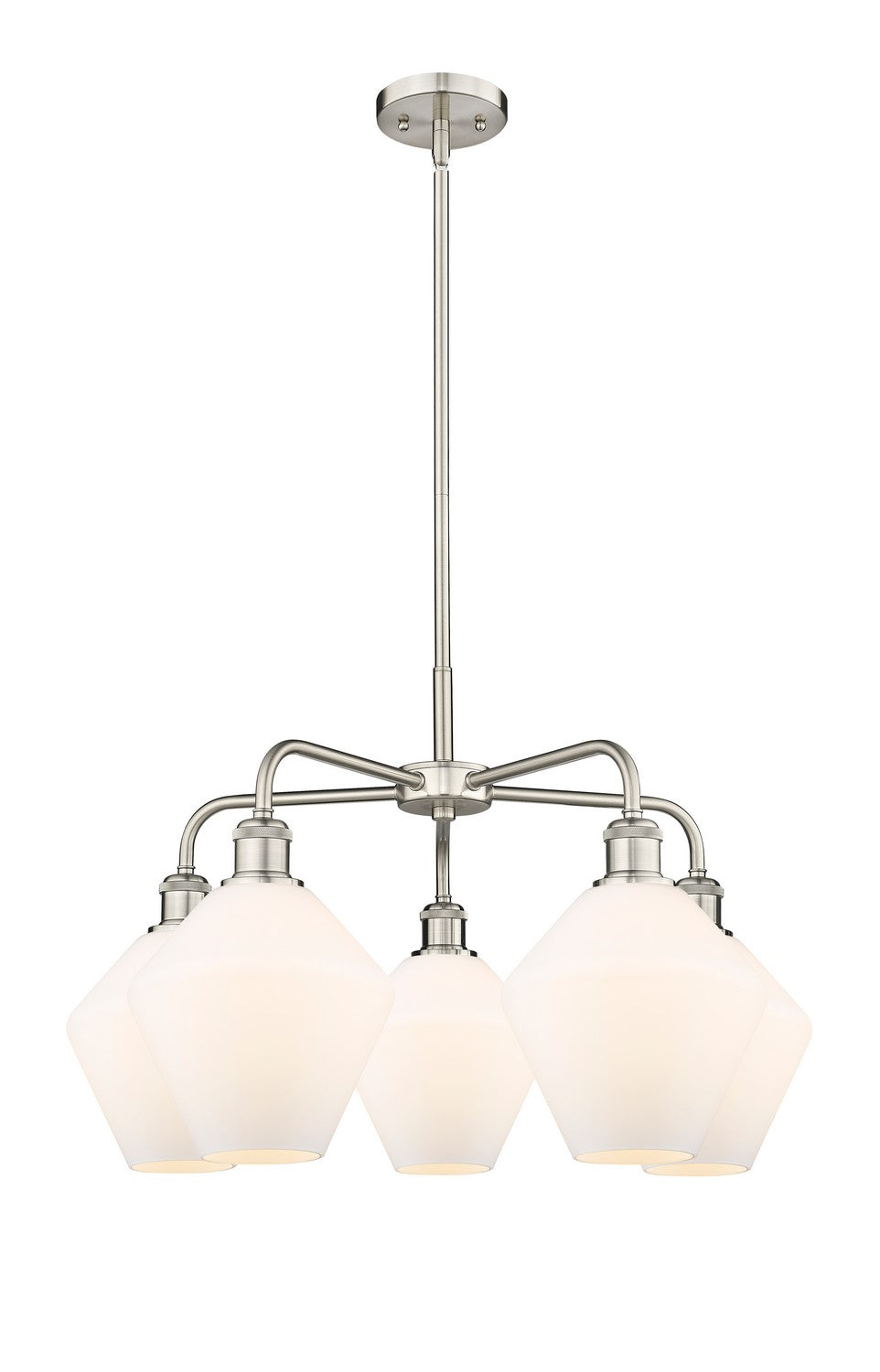 Innovations - 516-5CR-SN-G651-8 - Five Light Chandelier - Ballston - Satin Nickel