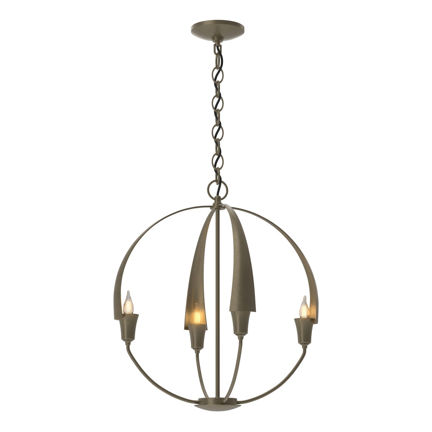 Hubbardton Forge - 104201-SKT-84 - Cirque Small Chandelier - Cirque - Soft Gold