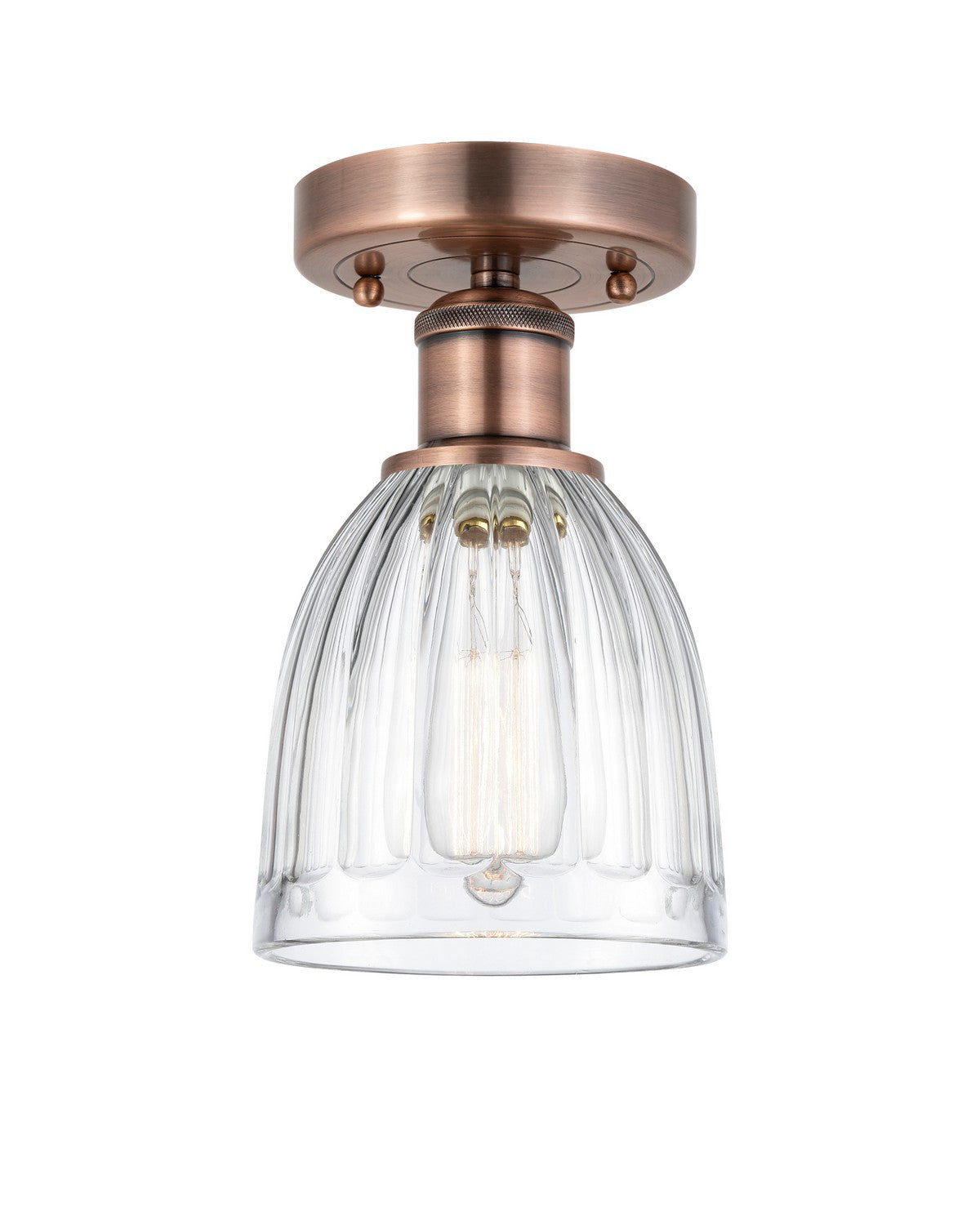 Innovations - 616-1F-AC-G442 - One Light Semi-Flush Mount - Edison - Antique Copper