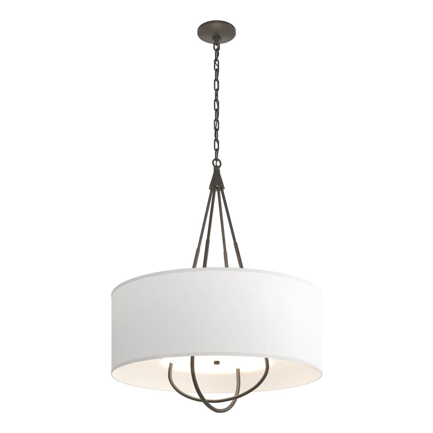 Hubbardton Forge - 104230-SKT-07-07-SF2811 - Loop Pendant - Loop - Dark Smoke