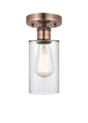 Innovations - 616-1F-AC-G802 - One Light Semi-Flush Mount - Edison - Antique Copper