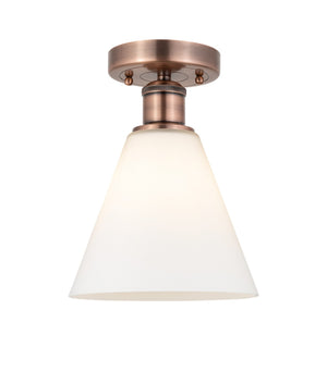 Innovations - 616-1F-AC-GBC-81 - One Light Semi-Flush Mount - Edison - Antique Copper