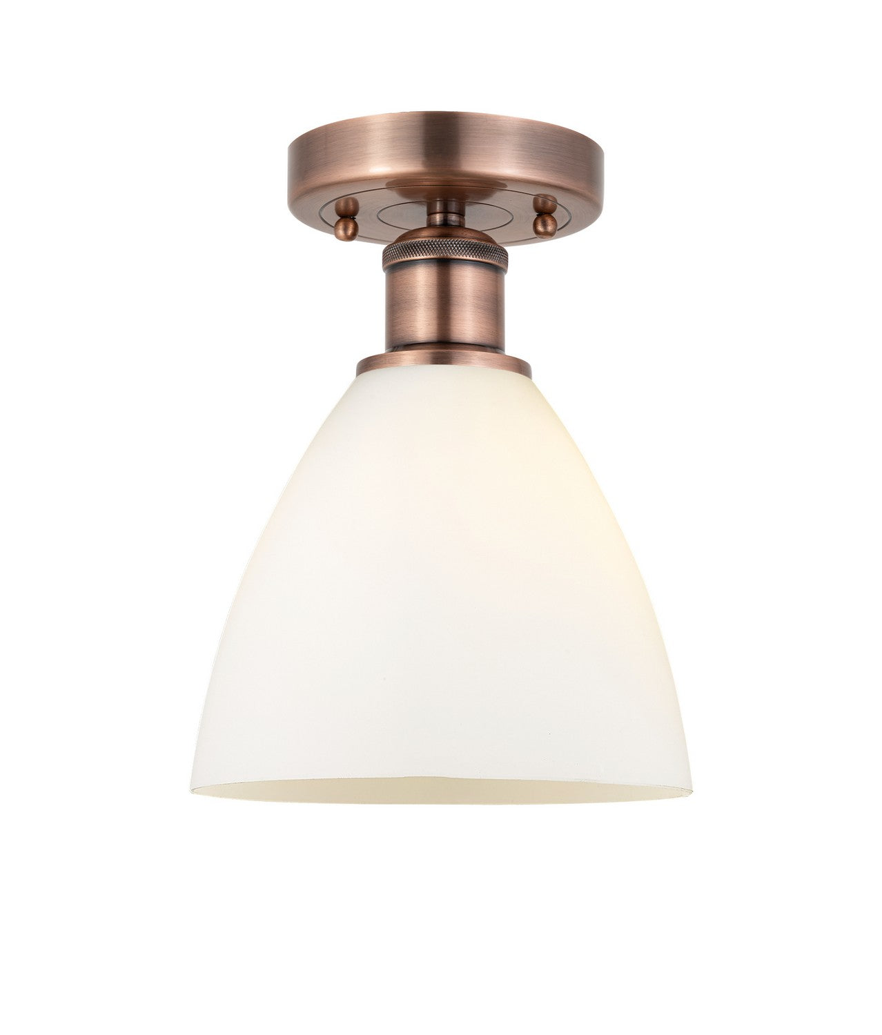 Innovations - 616-1F-AC-GBD-751 - One Light Semi-Flush Mount - Edison - Antique Copper