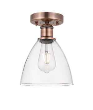 Innovations - 616-1F-AC-GBD-752 - One Light Semi-Flush Mount - Edison - Antique Copper