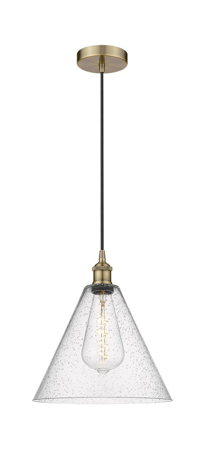 Innovations - 616-1P-AB-GBC-124 - One Light Pendant - Edison - Antique Brass