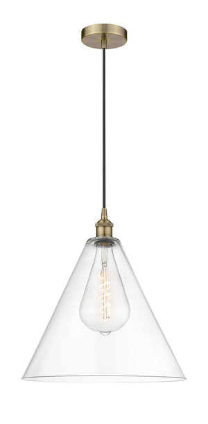 Innovations - 616-1P-AB-GBC-162 - One Light Pendant - Edison - Antique Brass