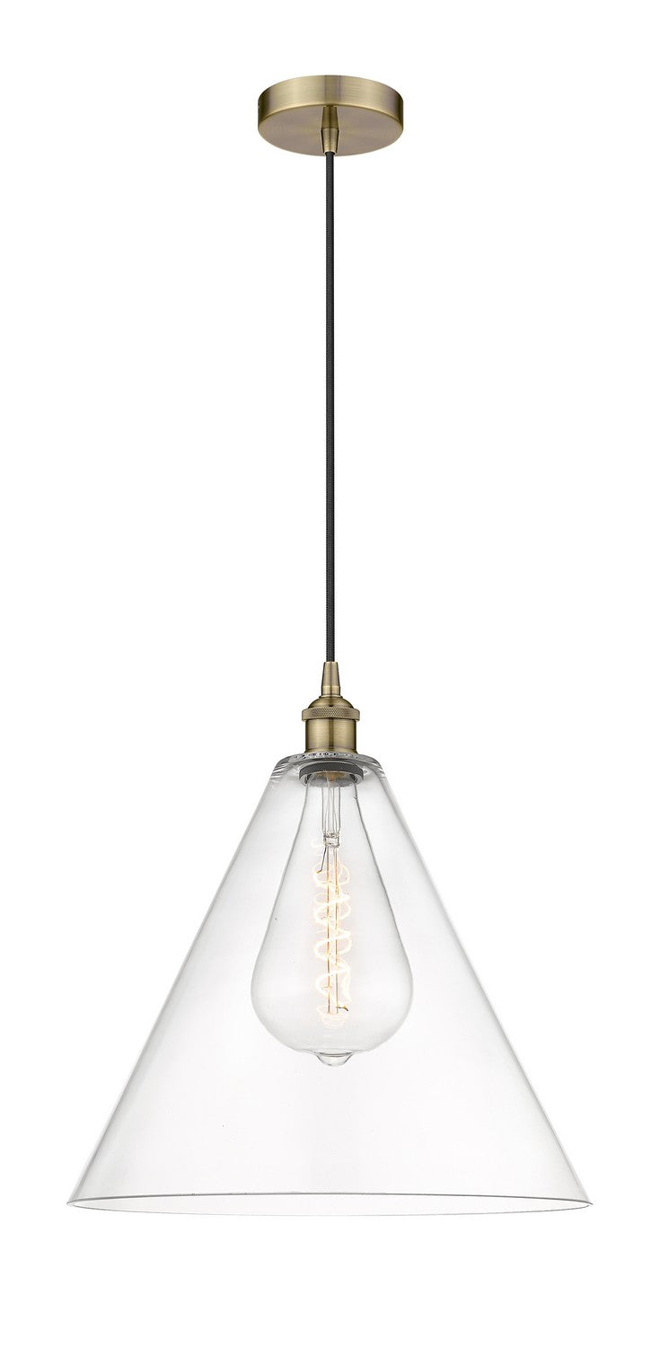 Innovations - 616-1P-AB-GBC-162 - One Light Pendant - Edison - Antique Brass