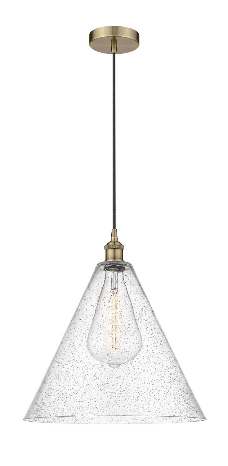 Innovations - 616-1P-AB-GBC-164 - One Light Pendant - Edison - Antique Brass