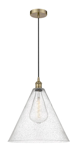 Innovations - 616-1P-AB-GBC-164 - One Light Pendant - Edison - Antique Brass